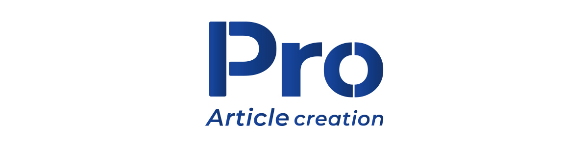 Pro Article creation