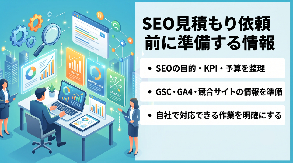 5. SEO見積もり依頼前に準備する情報
