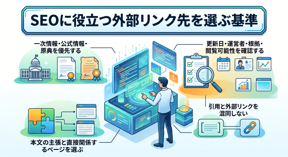 3. SEOに役立つ外部リンク先を選ぶ基準