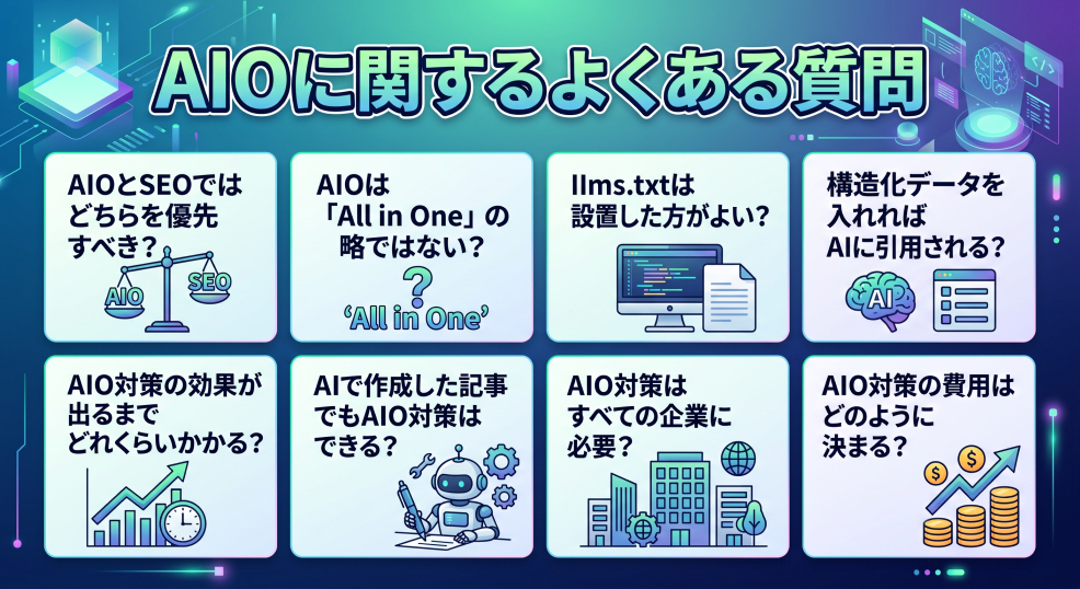 11. AIOに関するよくある質問
