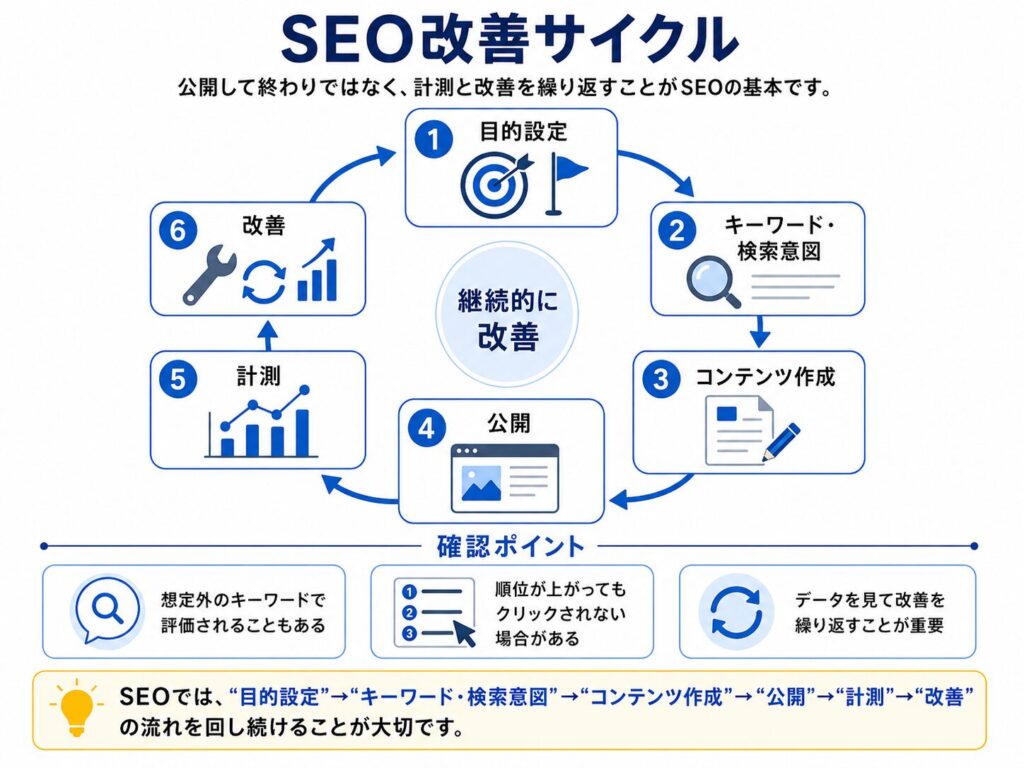 SEO改善サイクル